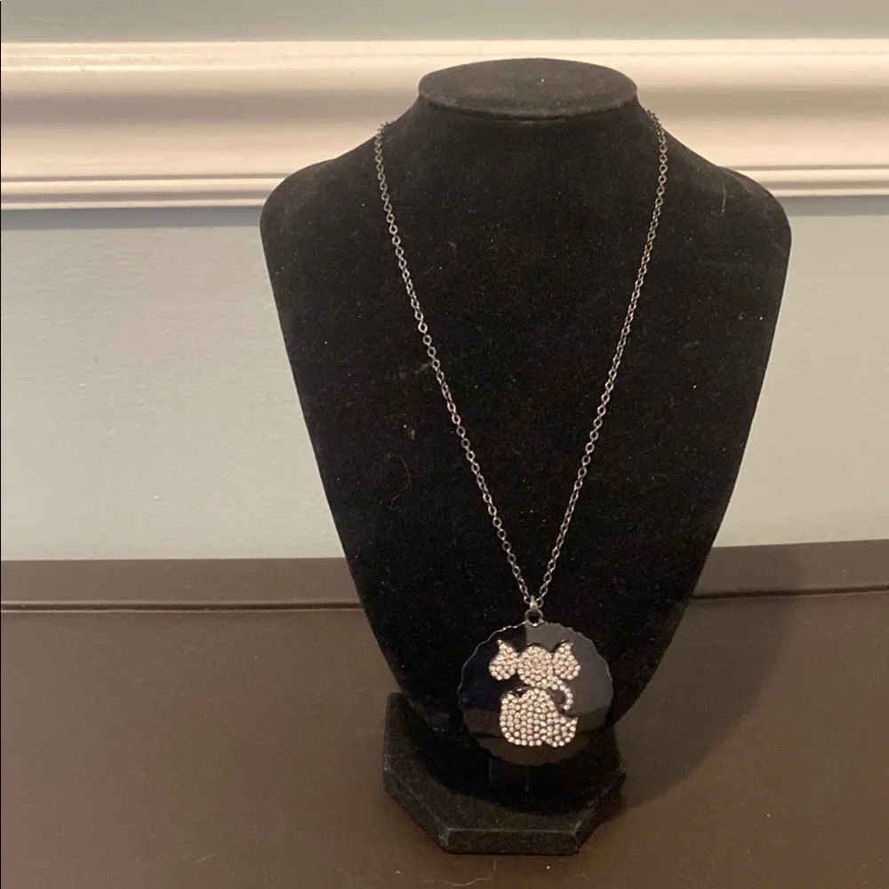 Amrita Singh Gunmetal Elephant Statement Necklace New With Tag 18 Inch